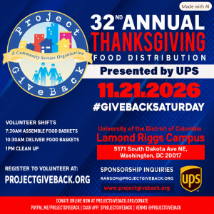 2026 GiveBack Saturday 11.21.2026 New Location